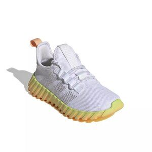 New with Tag Adidas Kaptir 3.0 Kids' Lifestyle Running Shoes size 5 White Orange